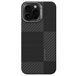 Купить Чехол Raptic Aramid Fibre Croxx для Apple iPhone 16 pro max (черный, карбон, MagSafe)