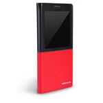 Чехол Nillkin Smart Case для Samsung Galaxy Note 3 N9000 (черный/красный, кожанный)