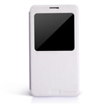 Чехол Nillkin Magic Leather case для Samsung Galaxy Note 3 N9000 (белый, адаптер QI, кожанный)