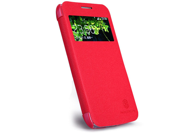 Чехол Nillkin Fresh Series Leather case для Samsung Galaxy Core Advance i8580 (красный, кожаный)