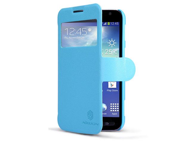 Чехол Nillkin Fresh Series Leather case для Samsung Galaxy Core Advance i8580 (голубой, кожаный)
