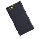 Чехол Nillkin Hard case для Sony Xperia Z1 compact (черный, пластиковый)