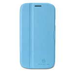 Чехол Nillkin Fresh Series Leather case для Samsung Galaxy Grand Neo i9060 (голубой, кожаный)