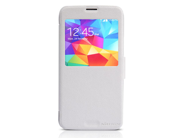 Чехол Nillkin Fresh Series Leather case для Samsung Galaxy S5 SM-G900 (белый, кожаный)