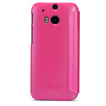Чехол Nillkin Sparkle Leather Case для HTC new One (HTC M8) (розовый, кожаный)