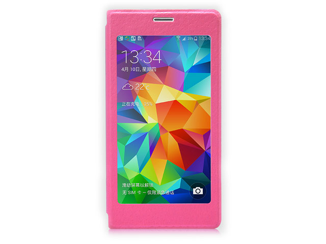 Чехол Nillkin Scene Series Case для Samsung Galaxy S5 i9600 (розовый, кожаный)