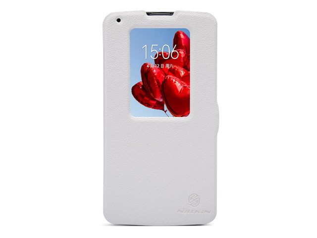 Чехол Nillkin Fresh Series Leather case для LG G Pro 2 D838 (белый, кожаный)