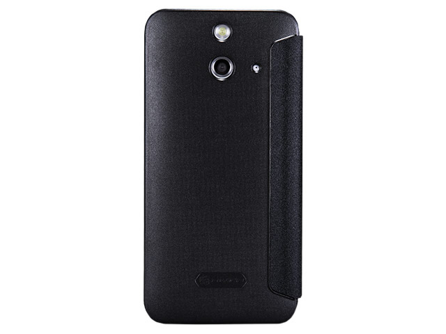 Чехол Nillkin Sparkle Leather Case для HTC One E8 (черный, кожаный)