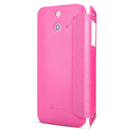 Чехол Nillkin Sparkle Leather Case для HTC One E8 (розовый, кожаный)