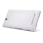 Чехол Nillkin Sparkle Leather Case для Sony Xperia C3 S55T (белый, кожаный)