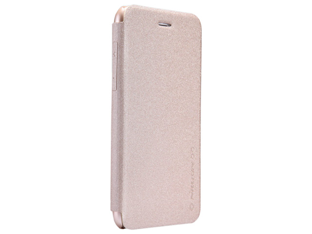 Чехол Nillkin Sparkle Leather Case для Apple iPhone 6 (золотистый, кожаный)