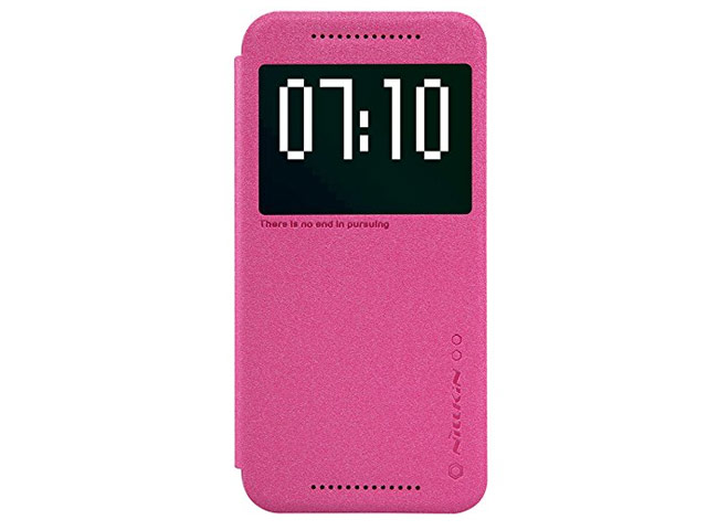 Чехол Nillkin Sparkle Leather Case для HTC One M9 (розовый, винилискожа)