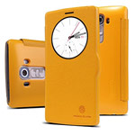Чехол Nillkin Fresh Series Leather case для LG G4 F500 (желтый, кожаный)