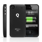 Чехол с батареей QYG Power pack для Apple iPhone 4/4S (1400 mAh) (черный)