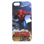 Чехол Disney Spider-Man 3D series case для Apple iPhone 5/5S (синий, пластиковый)