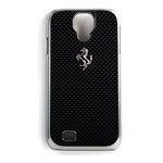 Чехол Ferrari GT Carbon Hardcase для Samsung Galaxy S4 i9500 (черный, пластиковый)