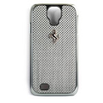 Чехол Ferrari GT Carbon Hardcase для Samsung Galaxy S4 i9500 (серый, пластиковый)