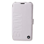 Чехол BMW Real Leather Booktype для Samsung Galaxy S5 SM-G900 (белый, кожаный)