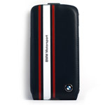 Чехол BMW Motosport Collection для Samsung Galaxy S4 i9500 (черный, кожаный)