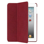 Чехол Ozaki iCoat Notebook для Apple new iPad/iPad 2 (красный, кожанный)
