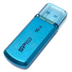 Флеш-карта Silicon Power USB Helios 101 (16Gb, USB 2.0, синяя)