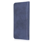 Кошелек Just Must Croco Wallet Collection (синий, кожаный, валютник, размер M)