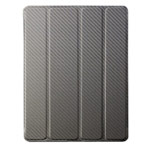 Чехол Cooler Master Wake Up Folio для Apple iPad 2/new iPad (черный, карбон, стилус)