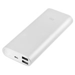 Внешняя батарея Xiaomi Mi Power Bank универсальная (16000 mAh, серебистая, алюминиевая)