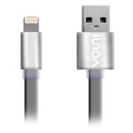 USB-кабель Vouni Vivan Cable универсальный (Lightning, 1 метр, серый)