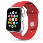 Ремешок для часов Synapse Sport Band для Apple Watch (42 мм, красный, силиконовый)