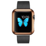 Чехол G-Case Shiny Series для Apple Watch 42 мм (золотистый, пластиковый)