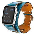 Ремешок для часов Synapse Cuff Band для Apple Watch (42 мм, синий, кожаный)
