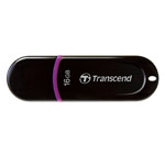 Флеш-карта Transcend JetFlash 300 (16Gb, USB 2.0, черная)