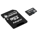 Флеш-карта SmartBuy microSDHC (8Gb, microSD, Class 10, SD-адаптер)