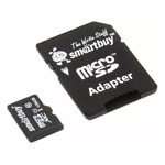 Флеш-карта SmartBuy microSDHC (128Gb, microSD, Class 10, SD-адаптер)