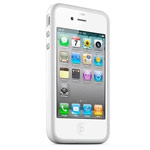 Чехол Apple iPhone 4S Bumper (белый)