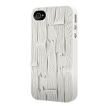 Чехол SwitchEasy Plank для Apple iPhone 4/4S (белый, пластиковый)