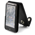 Чехол YooBao Slim case для HTC Desire HD (черный, кожанный)