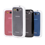 Чехол YooBao Protect case для Samsung Galaxy S3 i9300 (гелевый/пластиковый, белый)