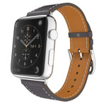 Ремешок для часов Synapse Single Tour Band для Apple Watch (38 мм, серый, кожаный)