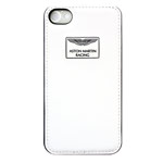 Чехол Aston Martin Luxury Backcase для Apple iPhone SE (белый, кожаный)