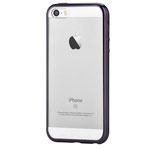 Чехол Devia Glitter case для Apple iPhone SE (черный, гелевый)
