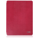 Чехол TS-Case Lizard Grain Case для Apple iPad 2/New iPad (красный, кожа ящерицы)