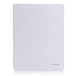 Чехол TS-Case Crocodile Grain Case для Apple iPad 2/New iPad (белый, кожа крокодила)