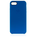 Чехол Adidas Slim Case для Apple iPhone SE (синий, кожаный)