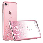 Чехол Comma Unique Polka 360 для Apple iPhone 7 (Rose Gold, пластиковый)