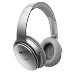 Наушники Bose QuietComfort 35 универсальные (беспроводные, серебристые, микрофон)