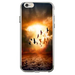 Чехол Azulo Fancy case для Apple iPhone 7 (Sunset Birds, гелевый)