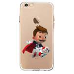 Чехол Azulo Fancy case для Apple iPhone 7 (Football Boy, гелевый)