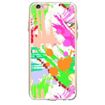 Чехол Azulo Fancy case для Apple iPhone 7 (Paint Strokes, гелевый)